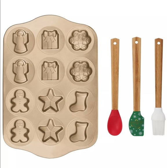ENCHANTE 4-Pc. Baking Set for Christmas baking - Picture 3 of 3